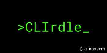 CLIrdle - Wordle from your command line