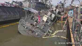 Effort to save USS The Sullivans enters sixth day