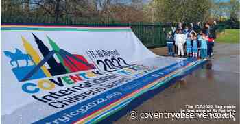 Children from Coventry's St Patrick's Catholic Primary School flying the flag for International Children's Games - Coventry Observer