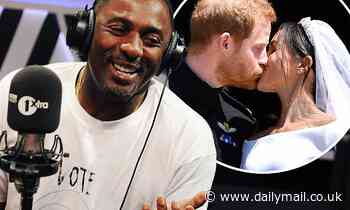 Idris Elba played Dr Dre's biggest hits as the DJ for Prince Harry & Meghan Markle's Royal Wedding - Daily Mail