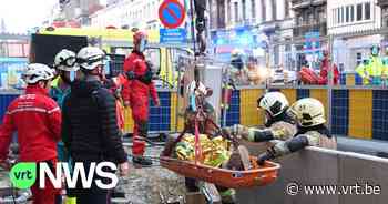 Man zwaargewond na val in bouwput in Brussel - VRT NWS