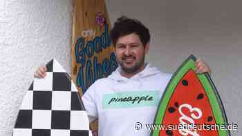 Weichs: Robert Rieblinger fertigt Deko-Surfboards - Dachau - Süddeutsche Zeitung - SZ.de