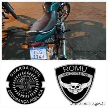 Guarda Civil de Capivari apreende moto adulterada no bairro São João - Prefeitura de Capivari (.gov)