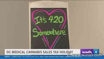 First-ever cannabis tax-free holiday aims to boost sales at DC medical marijuana dispensaries - WUSA9.com