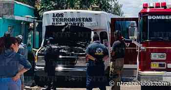 Se incendia camioneta de grupo musical en Fresnillo - NTR Zacatecas .com