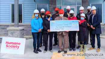 QW Mayor Harrison makes final donation to HPE humane society campaign - Belleville Intelligencer