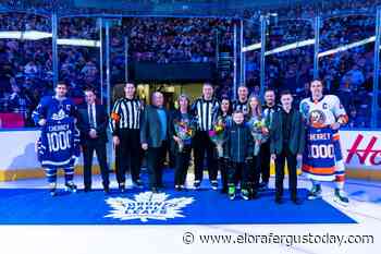 Drayton's Scott Cherrey celebrates 1000 games as NHL linesman - EloraFergusToday