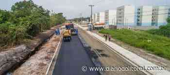 Bertioga inicia pavimentação da Marginal Norte - Diário do Litoral