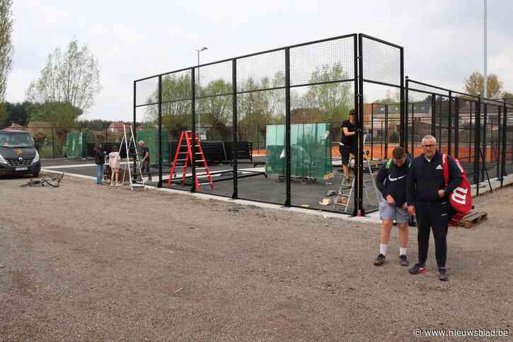 Tennisclub legt drie padelvelden aan en dat heeft onmiddellijk gevolgen voor ledenaantal