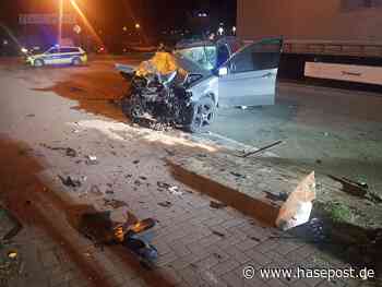 SUV kracht gegen LKW-Auflieger in Dissen - HASEPOST – Die Online Zeitung für Osnabrück