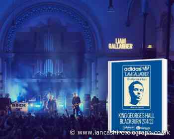 Enter Liam Gallagher ballot with a copy of today's Lancashire Telegraph