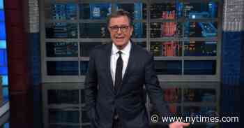 Stephen Colbert Isn’t Shocked the New Mask Ruling Came From Florida