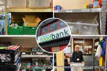 Watford Foodbank donations take hit amid cost of living crisis