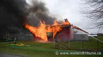 Fire fuelled by high winds destroys Wainfleet barn; Port Colborne and Haldimand County send tankers - Welland Tribune