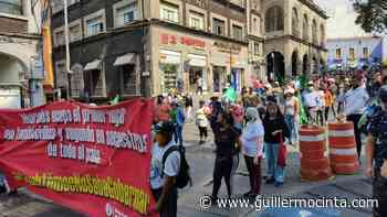 Genera caos víal protesta de Antorcha Campesina en el centro de Cuernavaca - Noticias de Morelos - La Crónica de Morelos