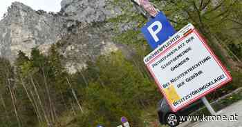 Bergfexe sind sauer - Mit Demo gegen hohe Parkgebühren beim Traunstein - Kronen Zeitung