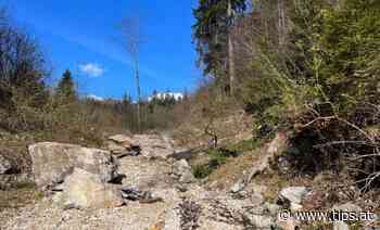 Felssturz am Traunstein knickte Wasserableitung beim Gschliefgraben - Tips - Total Regional