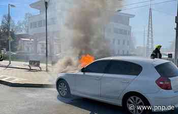 Auto fängt am Bahnhof Feuer - Traunstein - Passauer Neue Presse - PNP.de