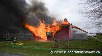 Fire fuelled by high winds destroys Wainfleet barn; Port Colborne and Haldimand County send tankers - Niagara Falls Review