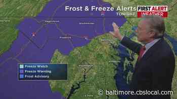 Maryland Weather: Chilly Nights Lead To Warm Days - CBS Baltimore