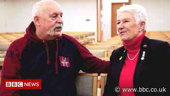 Falklands War: Injured veteran and nurse reunited after 40 years