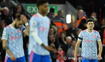 Man Utd player ratings: Bruno Fernandes and six others flunk in shameful Liverpool romping - Express