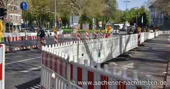 Wichtiger Knotenpunkt in Aachen: Ab Freitag soll der Verkehr am Hansemannplatz wieder wie gewohnt rollen