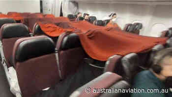 Exclusive: Qantas crew sleep across seats in front of passengers - Australian Aviation