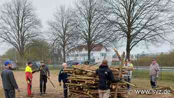 Südstadt in Parchim: Alles gerichtet für das Osterfeuer am Sonnabend - svz – Schweriner Volkszeitung