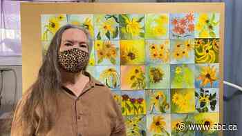 Sunflowers for Ukraine: Whitehorse painter raises relief money through art - CBC.ca