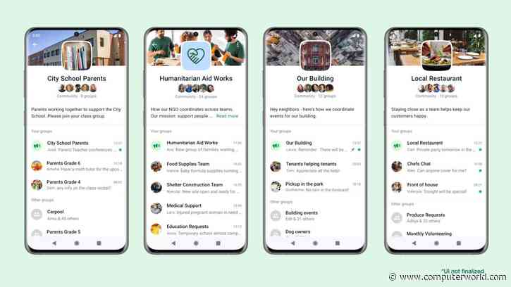 WhatsApp Communities unites multiple teams chats in one place