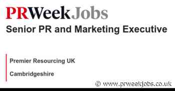 Premier Resourcing UK: Senior PR and Marketing Executive