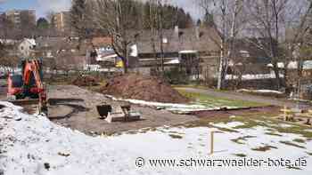Friedhof in Schramberg - Baubeginn der neuen Urnenwandanlage in Hintersulgen - Schwarzwälder Bote