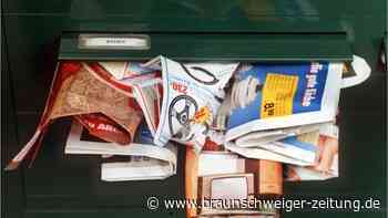 Tonnen Plastikmüll durch Werbung im Postkasten