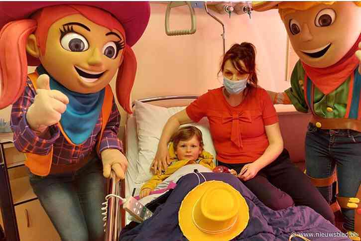 Bobbejaanland troost zieke kinderen