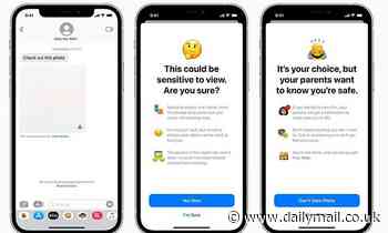 Apple will now scan photos sent and received by children in the UK for NUDITY and blur them