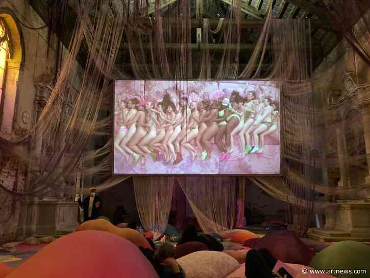 In melanie bonajo’s Dutch Pavilion, Naked Bodies Touch, Writhe, and Heal at the Venice Biennale