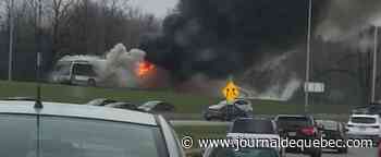 Incendie d’un véhicule: 45 autobus retirés à la STO