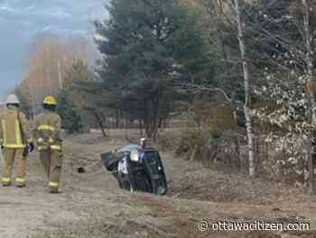 Driver flees crashed truck, police track cellphone, wallet left in vehicle