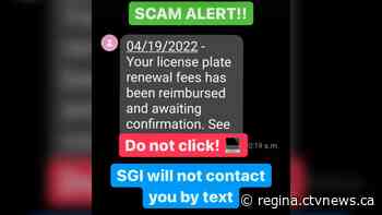 SGI warns of another text scam circulating