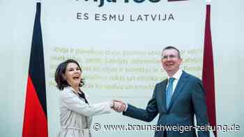 Ukraine-Krieg: Baerbock stellt sich an die Seite der Balten