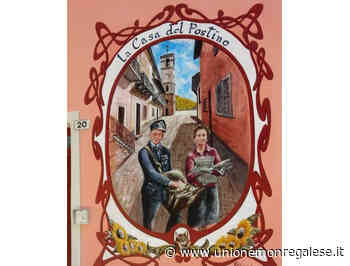 Farigliano: ricordando Giovanni e Laurina, un dipinto sulla “casa del postino” - Unione Monregalese