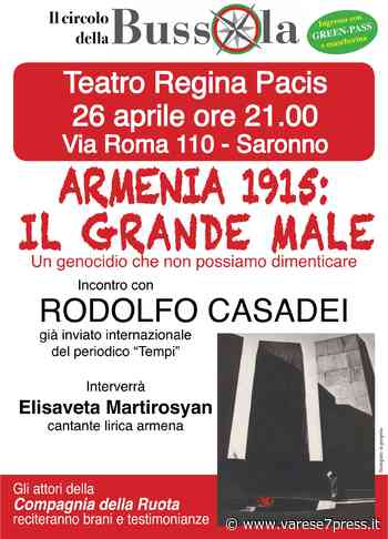 Armenia 1915: il grande male. Incontro pubblico a Saronno - Varese7Press