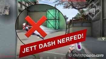 VALORANT: Jett Dash Mega Nerf - ClutchPoints