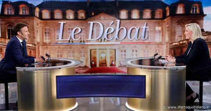 Francia, il dibattito tv tra i candidati. Macron accusa Le Pen: “Lei è contraria al blocco del gas di Mosca perché dipende dal potere russo e da Putin”