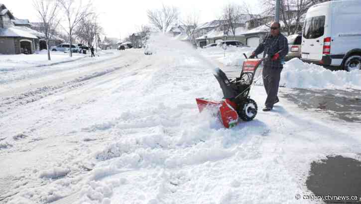 Digging out after Tuesday's record Calgary snow