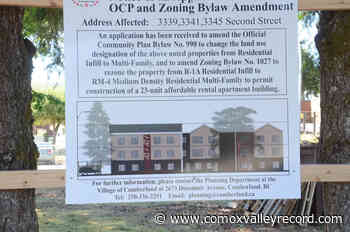 Cumberland considers tax break for affordable housing project on Second Street – Comox Valley Record - Comox Valley Record
