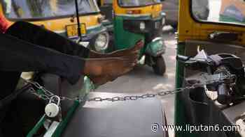 FOTO: Pengemudi Taksi dan Bajaj di New Delhi Mogok, Penumpang Telantar - Liputan6.com