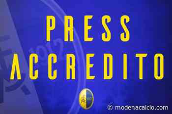 Accrediti stampa Modena-Pontedera - Modena Calcio