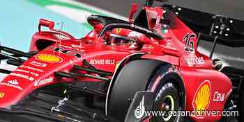 Charles Leclerc lidera los Libres 2 y rompe el coche - Car and Driver